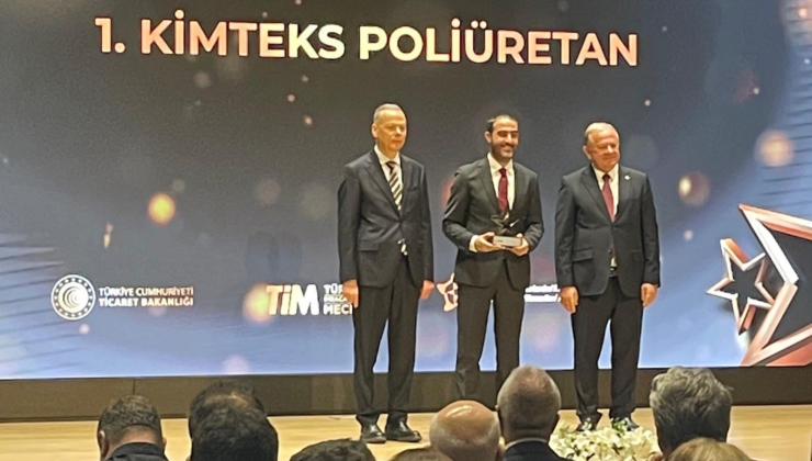 Kimpur İKMİB İhracatın Yıldızları Töreni’nde Birincilik Ödülünü Aldı