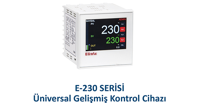 Elimko E-230 serisi üniversal proses kontrol cihazları
