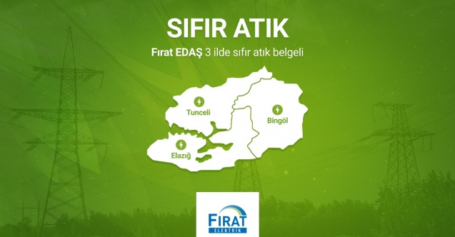 Fırat Edaş’ın Enerjisi Artık ‘Sıfır Atık’ Belgeli