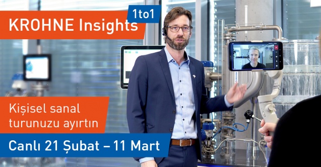 Krohne’den Kişiye Özel Dijital Fuar: KROHNE INSIGHTS 1TO1