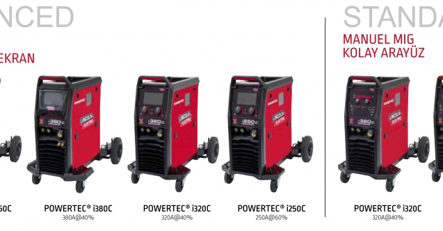 Lincoln Electric Türkiye POWERTEC-i COMPACT Serisi Kaynak Makinelerini Yeniden Tasarladı
