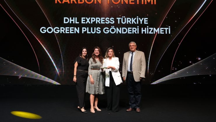 DHL Express Türkiye, Sürdürülebilir İş Ödülleri’nde GoGreen Plus ile Ödül Kazandı