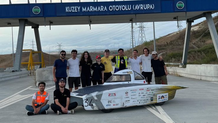 İTÜ ZES Güneş Arabası Test Sürüşü Kuzey Marmara Otoyolu’nda Gerçekleştirildi