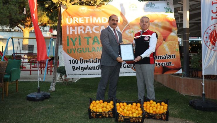 Satsuma Mandalina Yüklü TIR’lar İhracata Yolcu Edildi