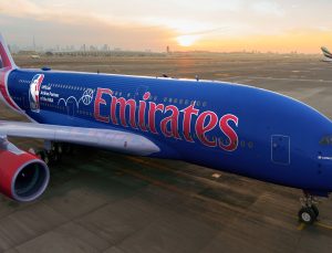 Emirates, NBA Cup’a Özel Yeni Uçak Tasarımını Tanıttı