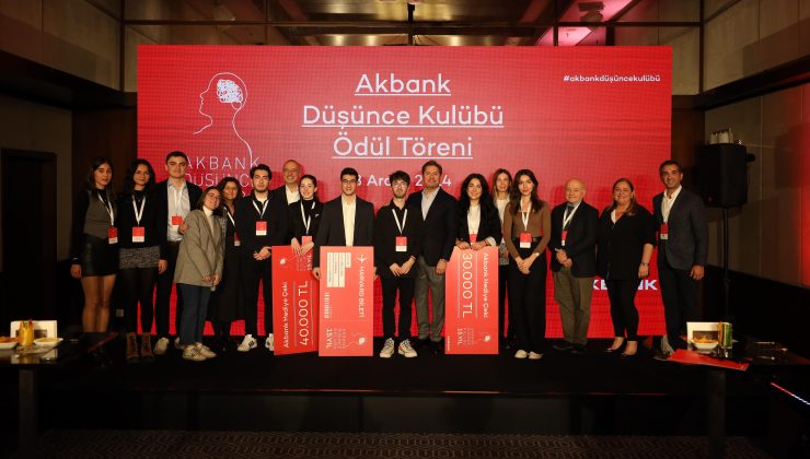 Akbank Düşünce Kulübü 15 Yıldır Yaratıcı Fikirleri Özgün Projelere Dönüştürüyor