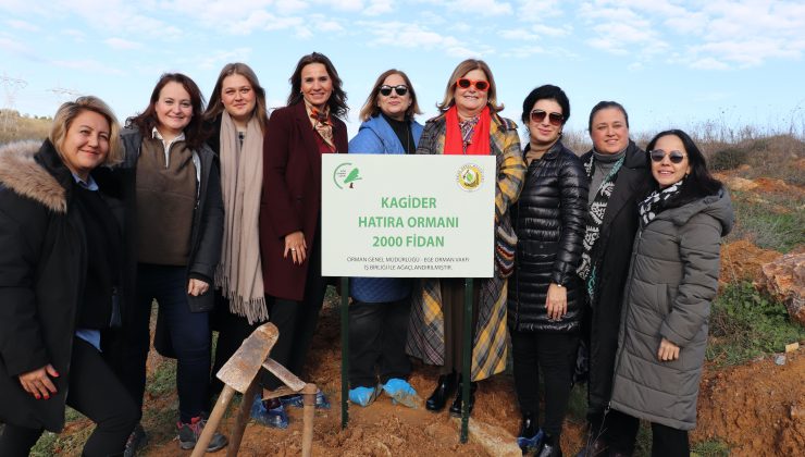 KAGİDER, Yeşil Bir Gelecek İçin 2000 Fidanla Gebze’de Yeni Bir Orman Kurdu