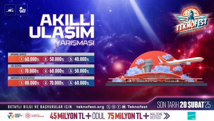 TEKNOFEST Akıllı Ulaşım Yarışması’nda 2025 Yılı Başvuruları Devam Ediyor