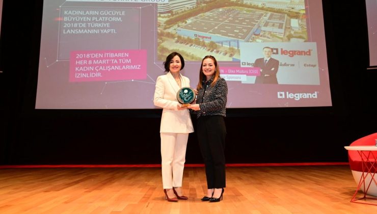 Legrand Türkiye Grubu’na “Toplumsal Cinsiyet Eşitliği” Ödülü