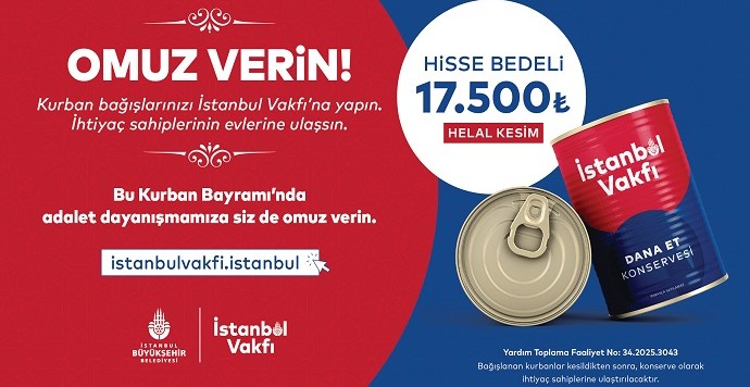 İstanbul Vakfı’nın Kurban Bağışı Kampanyası Başladı