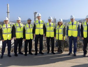 Azerbaycan ve Türkiye Enerji Bakanları SOCAR Türkiye’nin İzmir Aliağa’daki Üretim Sahasını Ziyaret Etti