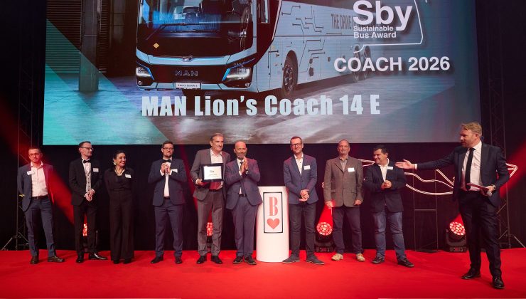 MAN Lion’s Coach E,“2026 Yılının Sürdürülebilir Otobüsü” Seçildi