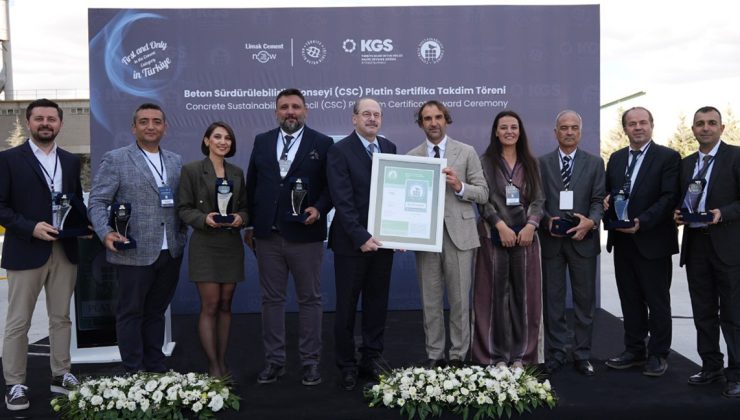 Limak Çimento’nun Anka Fabrikası CSC Platinum Sertifikası Aldı