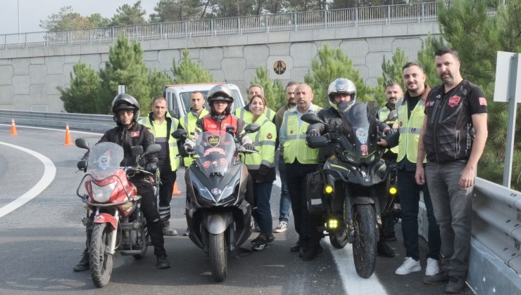 Yavuz Sultan Selim Köprüsü ve Kuzey Çevre Otoyolu’ndan Motor Sürücülerine Dost Bariyer Sistemi