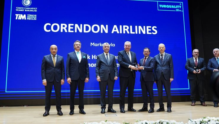 Corendon Airlines, Turquality® Vizyon Buluşması ve Markalaşma Konferansı’nda İki Ödülün Sahibi Oldu