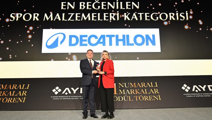 Decathlon, “En Beğenilen Spor Malzemeleri Markası” Seçildi