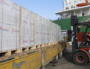 Türkiye Sigorta ve Türk Kızılay iş birliğiyle Gazze’ye destek