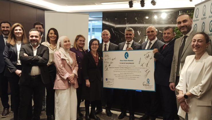 VEDAŞ ile Türkiye Kalite Derneği Arasında İyi Niyet Bildirgesi İmzalandı