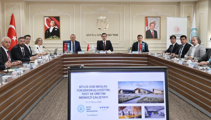 Bitlis’te Test, Üretim ve Teknoloji Merkezi Çalıştayı Düzenlendi