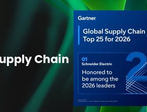 Schneider Electric, 2026 Gartner® Supply Chain Top 25 sıralamasında üst üste dördüncü kez birinci oldu