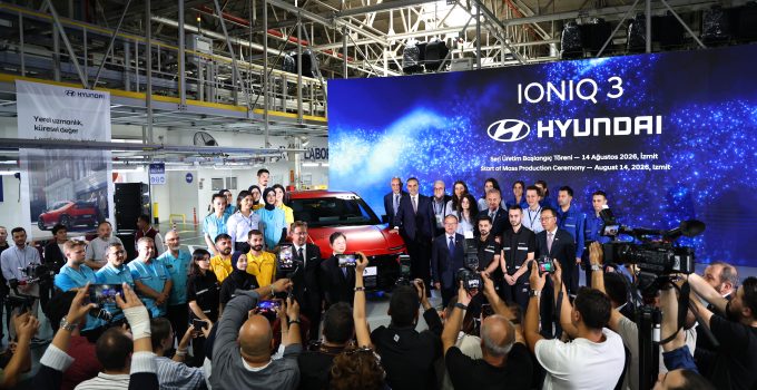 Hyundai Motor Türkiye, ilk elektrikli aracı IONIQ 3’ün üretimine başladı