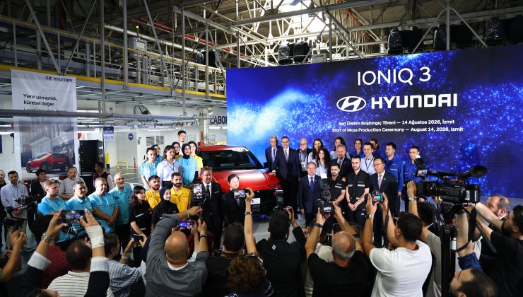 Hyundai Motor Türkiye, ilk elektrikli aracı IONIQ 3’ün üretimine başladı