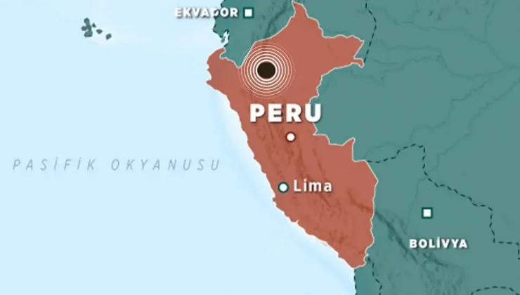 Peru’da 7,2 büyüklüğünde deprem