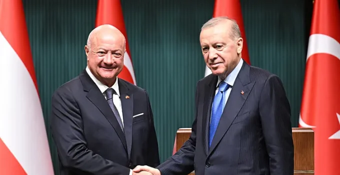 Avusturya Başbakanı Ankara’da! Cumhurbaşkanı Erdoğan: Ticaretimizi 5 milyar dolara ulaştıracağız