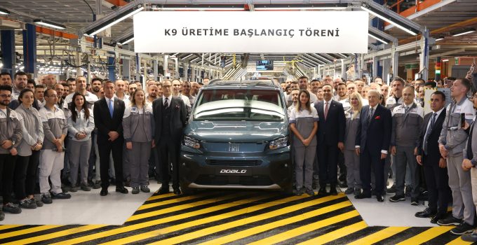 Yıllık 100 bin araç kapasiteli K9 Projesinde ilk banttan inen model Fiat Dobló oldu