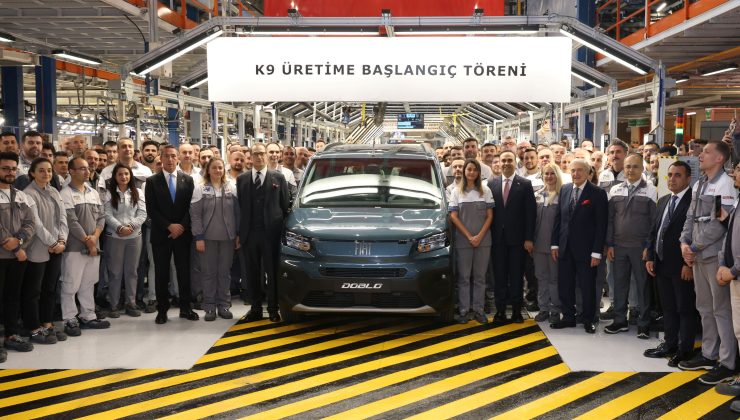 Yıllık 100 bin araç kapasiteli K9 Projesinde ilk banttan inen model Fiat Dobló oldu